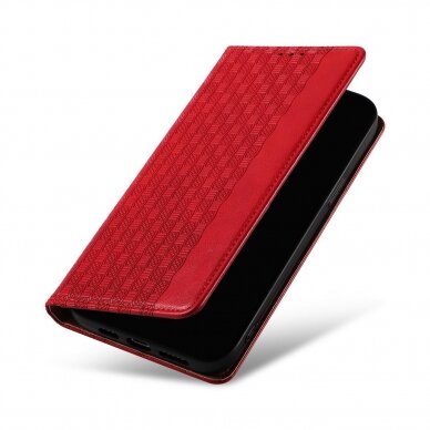 Dėklas Magnet Strap Case for iPhone 12 Pro Raudonas 9