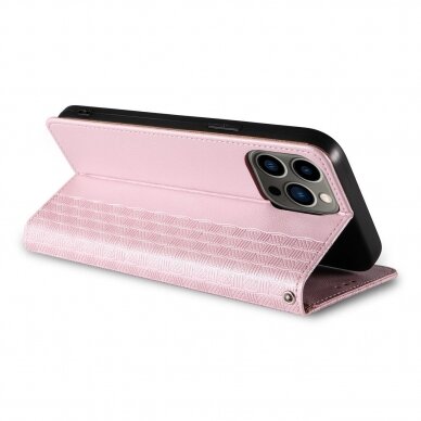 Dėklas Magnet Strap Case for iPhone 12 Pro Rožinis 19