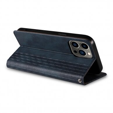 Dėklas Magnet Strap Case for iPhone 12 Pro Tamsiai mėlynas 10