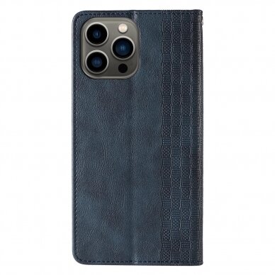 Dėklas Magnet Strap Case for iPhone 12 Pro Tamsiai mėlynas 5