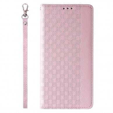 Iphone 14 Dėklas Magnet Strap Case  Rožinis 4