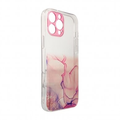 Iphone 13 Pro Max Dėklas Marble Case for  Rožinis 4