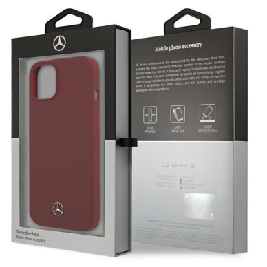 Iphone 13 Dėklas Mercedes MEHCP13MSILRE  6.1 Silicone Line Raudonas 7