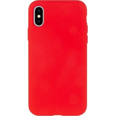Dėklas Mercury Silicone Case Apple iPhone 14 raudonas  1