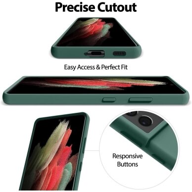 Dėklas Mercury Silicone Case Samsung A536 A53 5G tamsiai žalias 1