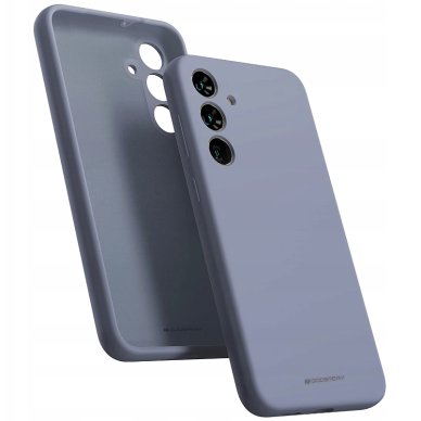 Dėklas Mercury Silikoninis Dėklas Samsung A165 A16 4G/A166 A16 5G levandos pilka