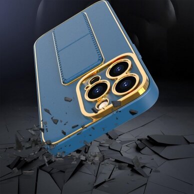 Iphone 13 Pro Max Dėklas New Kickstand Case  Mėlynas 10