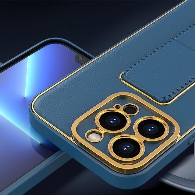 Iphone 13 Pro Max Dėklas New Kickstand Case  Mėlynas 12