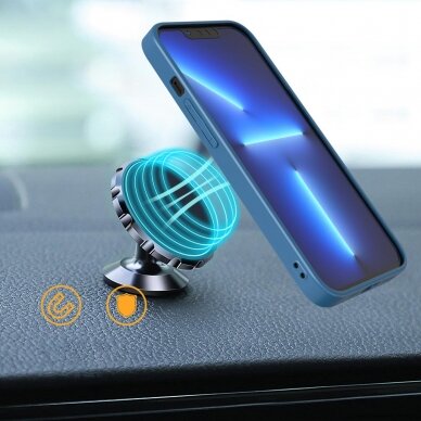 Iphone 13 Pro Max Dėklas New Kickstand Case  Mėlynas 8