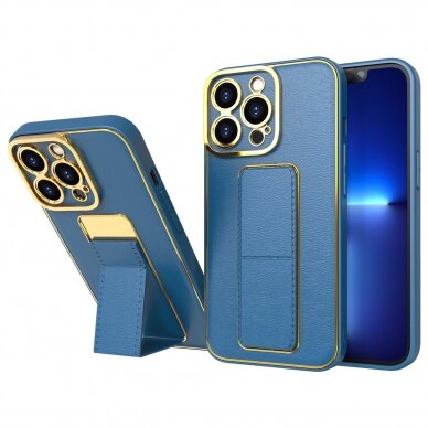 Iphone 13 Pro Max Dėklas New Kickstand Case  Mėlynas