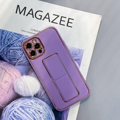 Iphone 13 Pro Max Dėklas New Kickstand Case  Violetinis 2