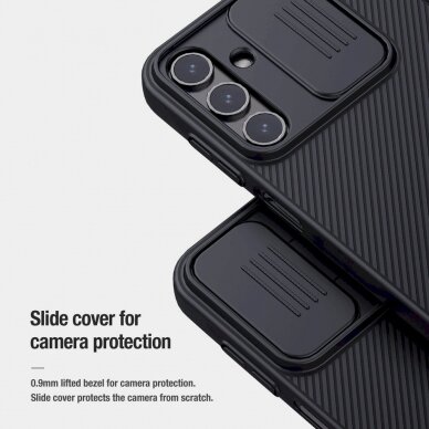 Dėklas Nillkin CamShield Case with camera cover for Samsung Galaxy A15 5G - Juodas 10