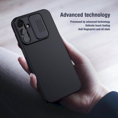 Dėklas Nillkin CamShield Case with camera cover for Samsung Galaxy A15 5G - Juodas 13