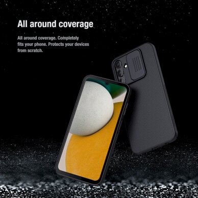 Dėklas Nillkin CamShield Case with camera cover for Samsung Galaxy A15 5G - Juodas 15