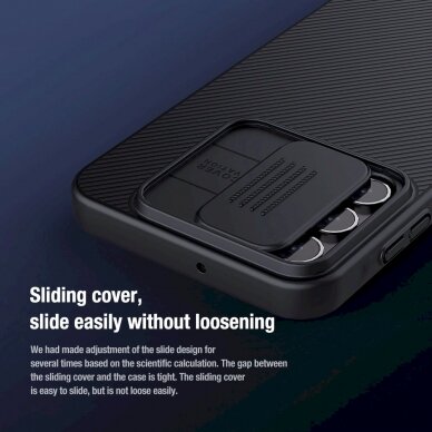 Dėklas Nillkin CamShield Case with camera cover for Samsung Galaxy A15 5G - Juodas 17