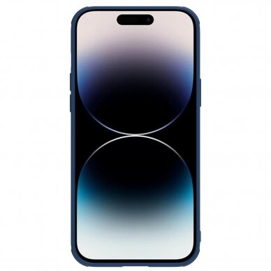 Dėklas Nillkin CamShield Leather S iPhone 14 Pro Mėlynas 1