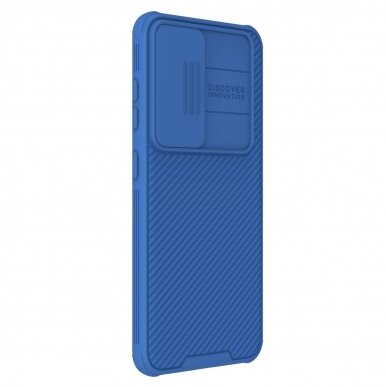 Dėklas Nillkin CamShield Pro armored case with camera cover for Samsung Galaxy S24 - Mėlynas 1