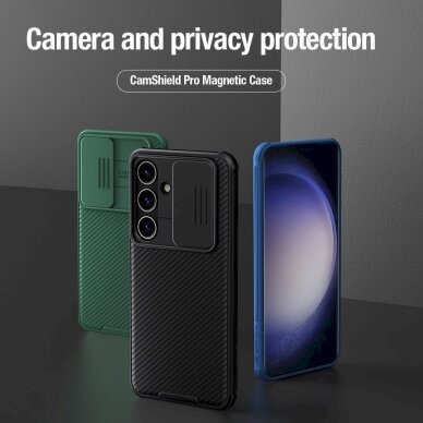 Dėklas Nillkin CamShield Pro armored case with camera cover for Samsung Galaxy S24+ - Mėlynas 6