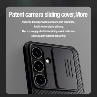 Dėklas Nillkin CamShield Pro armored case with camera cover for Samsung Galaxy S24+ - Mėlynas 7