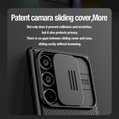 Dėklas Nillkin CamShield Pro armored case with camera protector for Samsung Galaxy S24 Ultra - Žalias 7