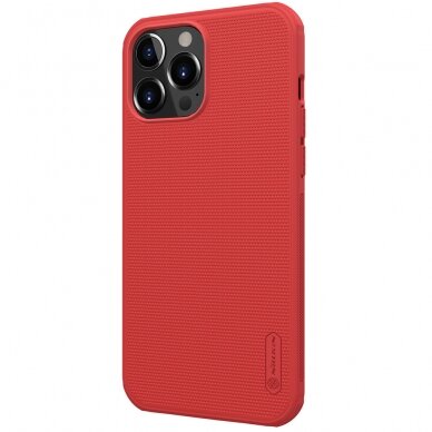 Iphone 13 Pro Max Dėklas Nillkin Super Frosted Shield Pro Case  Raudonas 2