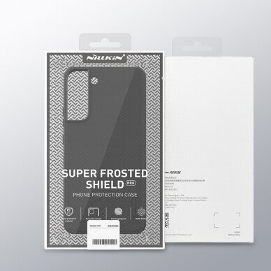 Akcija! Samsung Galaxy S22 Plus Dėklas Nillkin Super Frosted Shield Pro  Raudonas 4