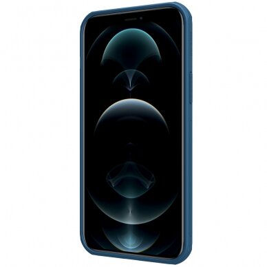 Iphone 13 Pro Dėklas Nillkin Super Frosted Shield skirtas  mėlynas 3