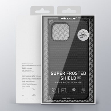 Iphone 13 Pro Dėklas Nillkin Super Frosted Shieldskirtas  juodas 4