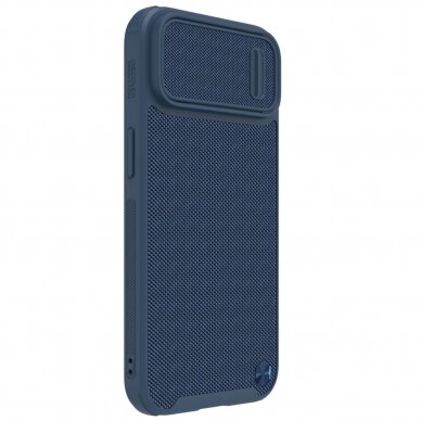 Dėklas Nillkin Textured S MagSafe case with camera cover iPhone 14 Mėlynas 2