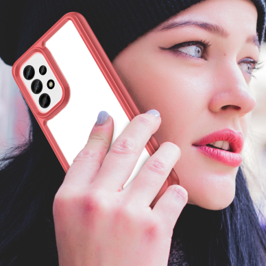 Samsung Galaxy A33 Dėklas Outer Space Case 5G raudonais kraštais 6