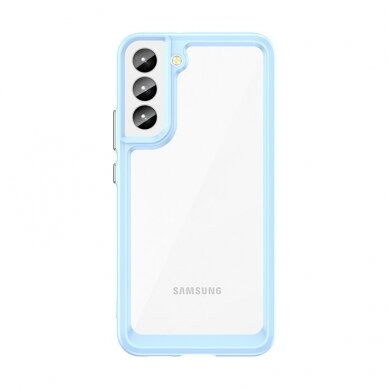 Dėklas Outer Space Case Samsung Galaxy S23 mėlynais kraštais 2