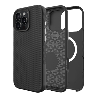 Dėklas Perfectionists Triangle Mag Case Apple iPhone 14 Pro Max juodas