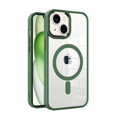 Dėklas Premium Mag Cover Apple iPhone 15 Pro žalias