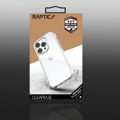Iphone 14 Pro Dėklas Raptic X-Doria Clearvue Case  Skaidrus 2