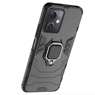 Dėklas Ring Armor Xiaomi Redmi Note 12 5G / Poco X5 5G Armor Cover Magnetic Holder Ring Juodas 12