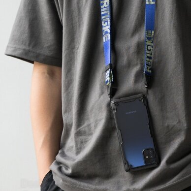 Dėklas Ringke Fusion X Durable skirta Samsung Galaxy M51 Juodas (Fusg0065) DZWT2129 3