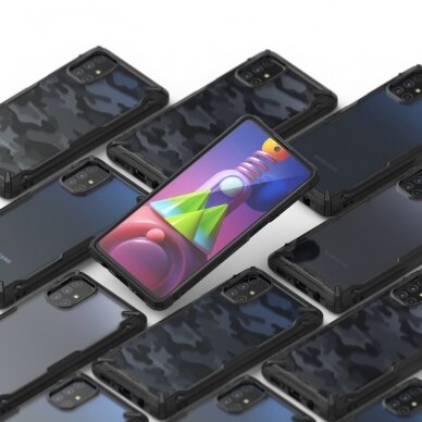 Dėklas Ringke Fusion X Durable skirta Samsung Galaxy M51 Juodas (Fusg0065) DZWT2129 5
