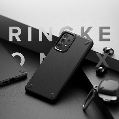 Samsung Galaxy A73 Dėklas Ringke Onyx Durable TPU Juodas 9