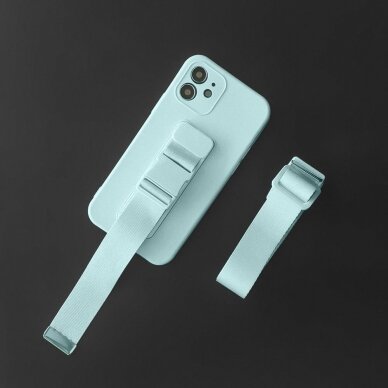 Dėklas Rope Case Silicone Xiaomi Poco M4 Pro 5G Tamsiai mėlynas 9