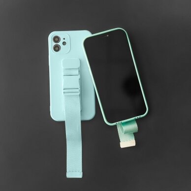 Dėklas Rope Case Silicone Xiaomi Poco M4 Pro 5G Tamsiai mėlynas 10