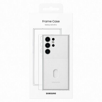 Dėklas Samsung Frame Samsung Galaxy S23 Ultra Baltas (EF-MS918CWEGWW) 4