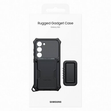 Dėklas Samsung Rugged Gadget Samsung Galaxy S23 Pilkas (EF-RS911CBEGWW) 4