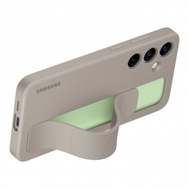 Dėklas Samsung Standing Grip Case EF-GS921CUEGWW with holder / stand for Samsung Galaxy S24 - Pilkas 3