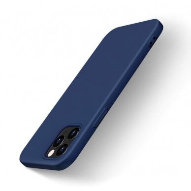 Iphone 13 Pro Dėklas Silicone Case Soft Flexible Rubber Cover  Mėlynas 1
