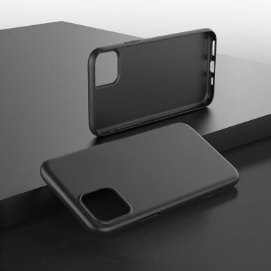 Dėklas Soft Case Flexible gel case cover for Honor 50 Lite Juodas 1