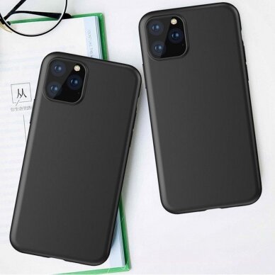 Iphone 14 Pro Dėklas Soft Case Flexible  Juodas 7