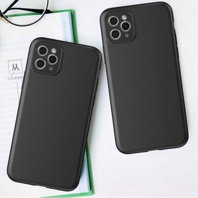 Dėklas Soft Case Huawei nova Y61 thin silicone cover Juodas 4