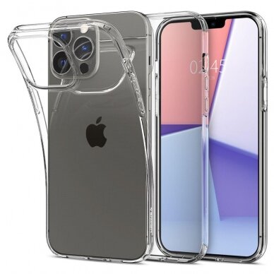 Iphone 13 Pro Dėklas Spigen Liquid Crystal  permatomas