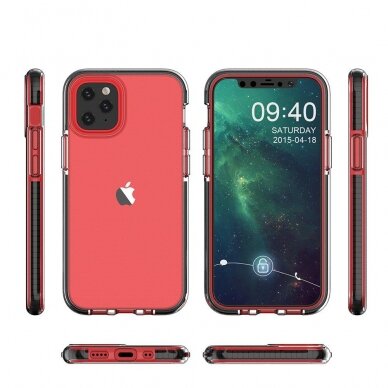 Iphone 13 Mini Dėklas Spring Case TPU  Rožiniais kraštais 1