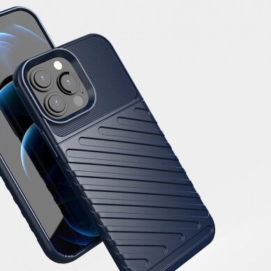Iphone 13 Pro Max Dėklas Thunder Case Flexible  juodas 6